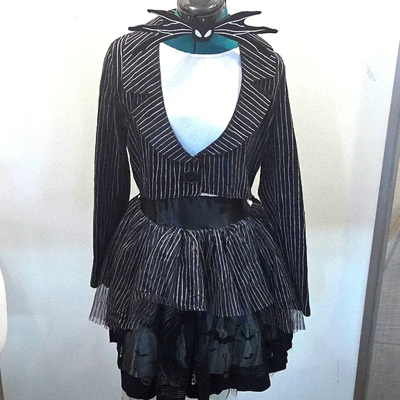 white christmas dresses Nightmare Pumpkin King Premium Costume and Wig Set XX-Small main image 1
